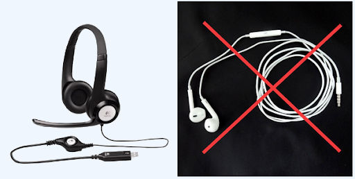 headset / microphone does and don'ts