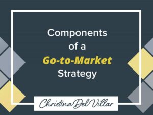 Components of a Go-to-Market Strategy
